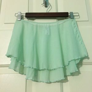WearMoi DAPHNE Mint Colored Mesh Dance Skirt